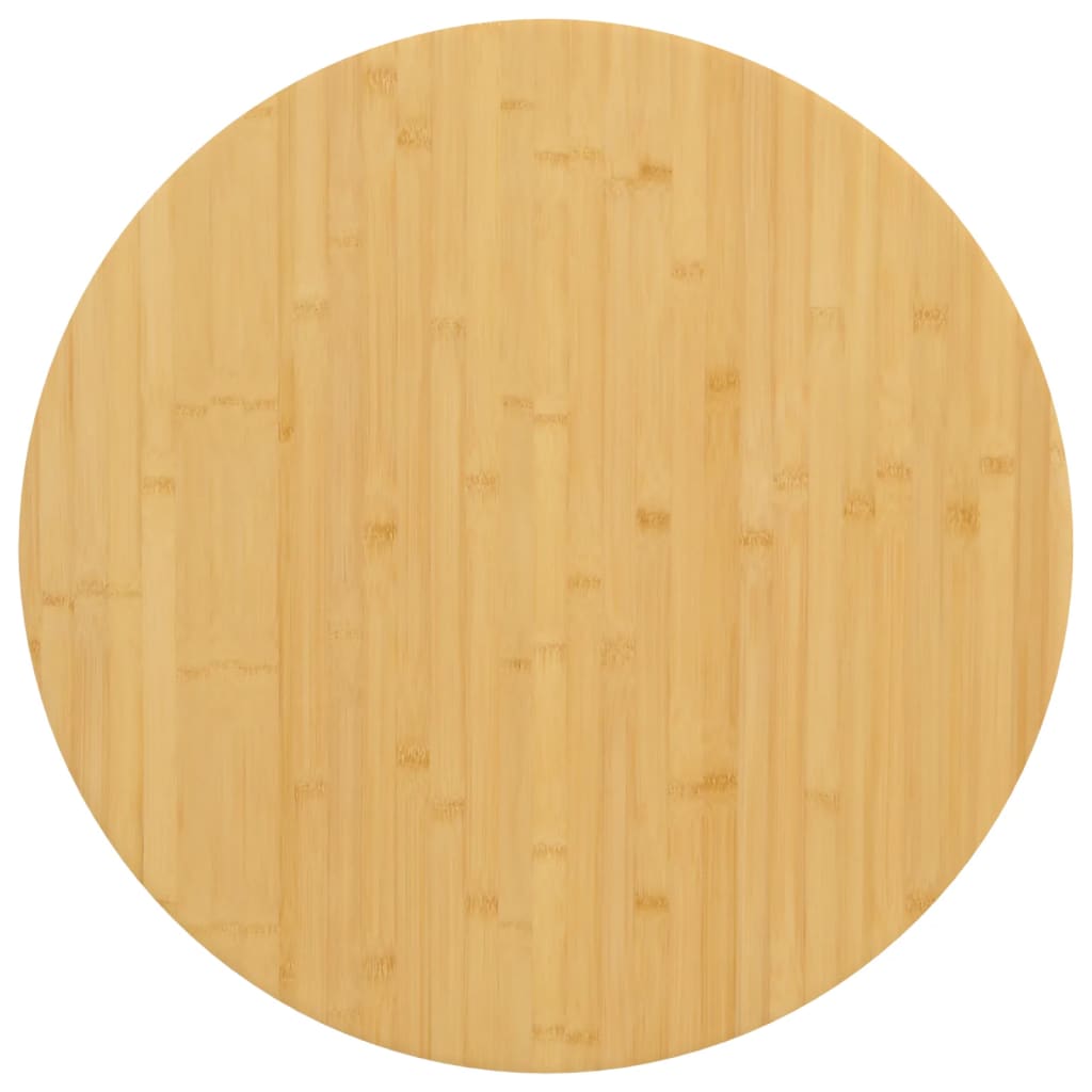 Piano del Tavolo Ø70x1,5 cm in Bambù - homemem39