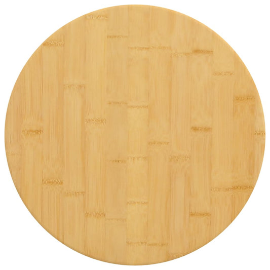 Piano del Tavolo Ø30x2,5 cm in Bambù - homemem39
