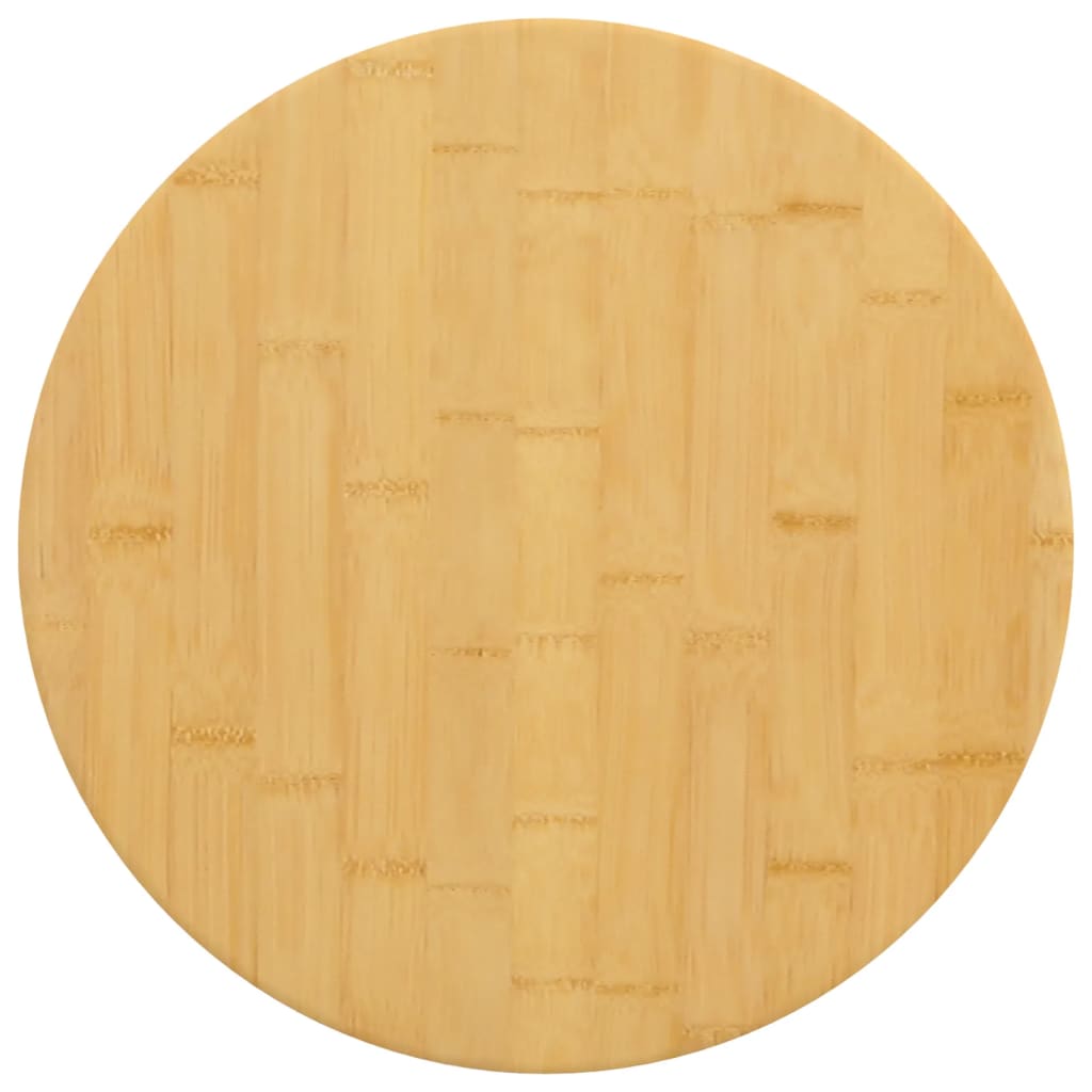 Piano del Tavolo Ø40x2,5 cm in Bambù - homemem39
