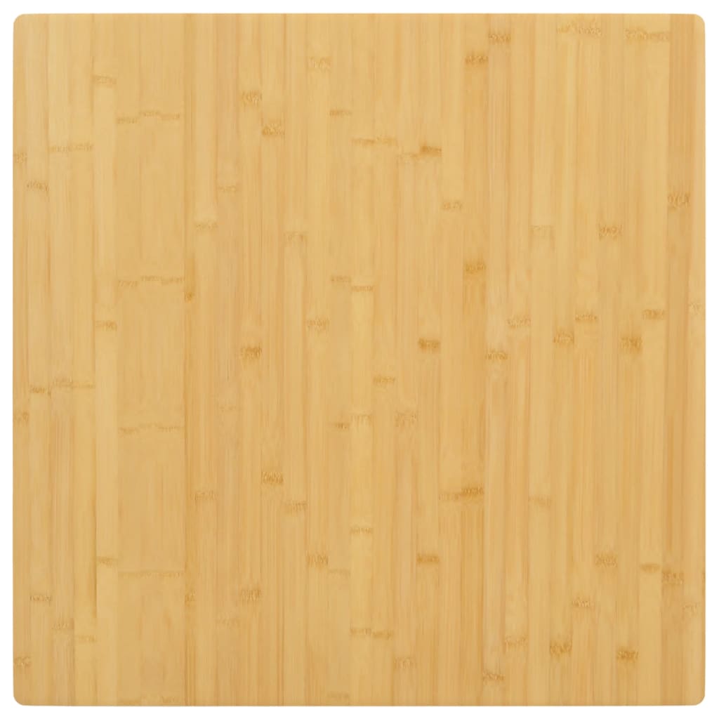 Piano del Tavolo 80x80x2,5 cm in Bambù - homemem39