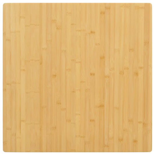 Piano del Tavolo 90x90x4 cm in Bambù - homemem39