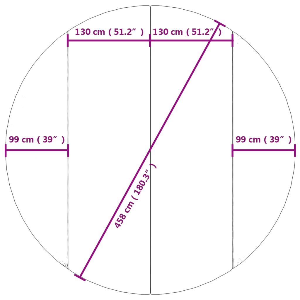 Telo Sotto Piscina Grigio Chiaro Ø458 cm Geotessile Poliestere - homemem39