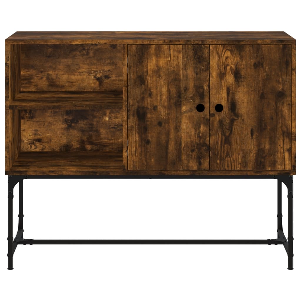 Credenza Rovere Fumo 100x40x79,5 cm in Legno Multistrato - homemem39