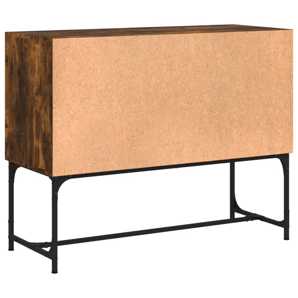 Credenza Rovere Fumo 100x40x79,5 cm in Legno Multistrato - homemem39