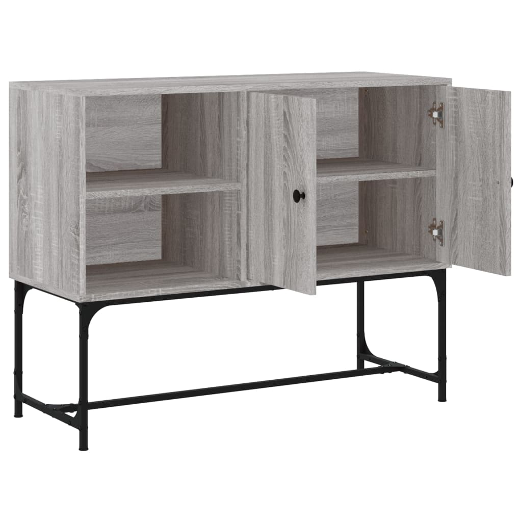 Credenza Grigio Sonoma 100x40x79,5 cm in Legno Multistrato - homemem39