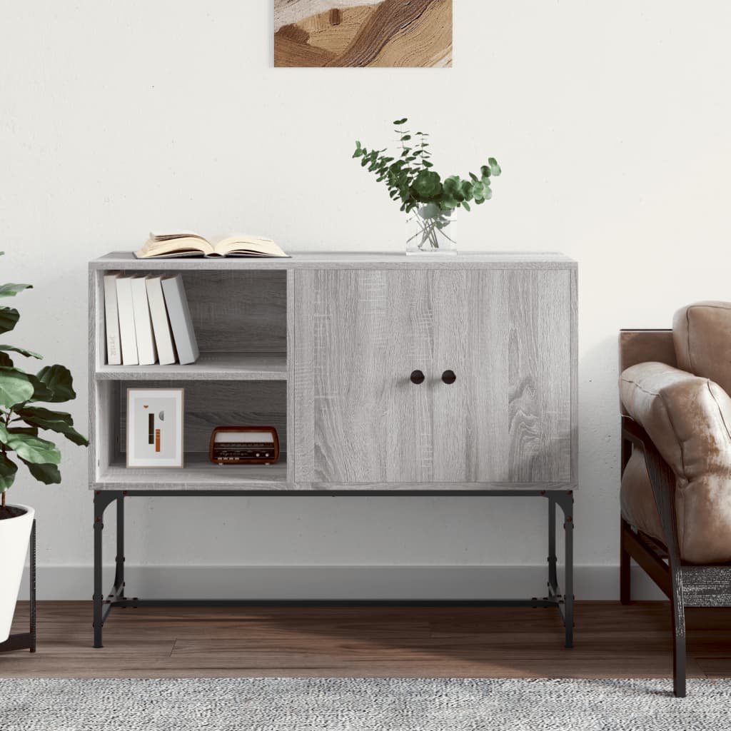 Credenza Grigio Sonoma 100x40x79,5 cm in Legno Multistrato - homemem39