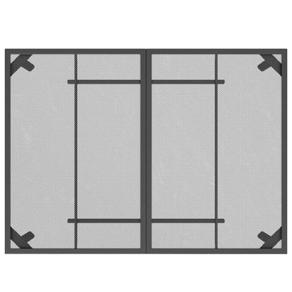 Tavolo da Giardino Antracite 110x80x72 cm Rete d'Acciaio - homemem39