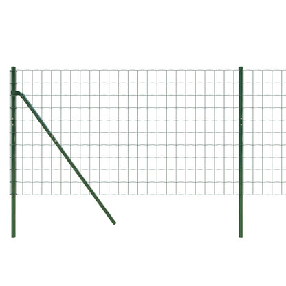 Recinzione Metallica Verde 0,8x25 m in Acciaio Zincato - homemem39