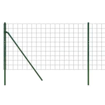 Recinzione Metallica Verde 1x25 m in Acciaio Zincato - homemem39