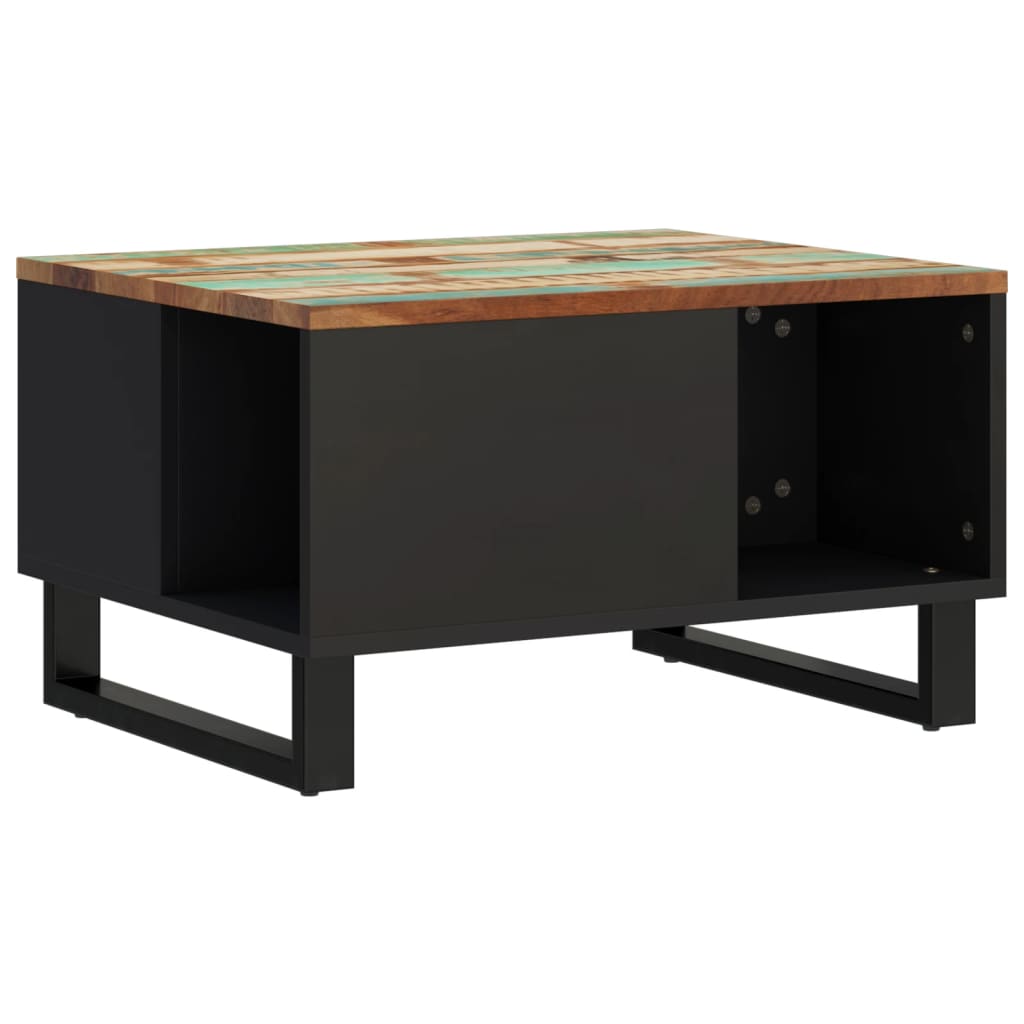 Tavolino da Salotto 60x50x35 cm in Legno Massello di Recupero - homemem39