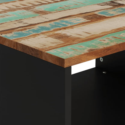 Tavolino da Salotto 60x50x40 cm in Legno Massello di Recupero - homemem39