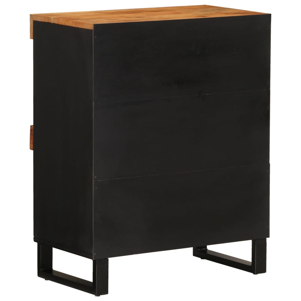 Credenza 60x33x75 cm in Legno Massello di Acacia - homemem39