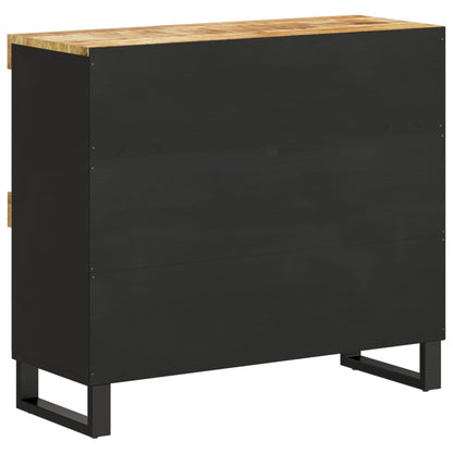 Credenza 85x33x75 cm in Legno Massello di Mango - homemem39