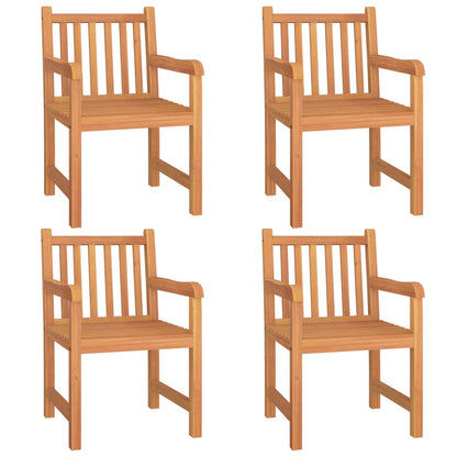 Set da Pranzo per Giardino 5 pz in Legno Massello di Teak - homemem39