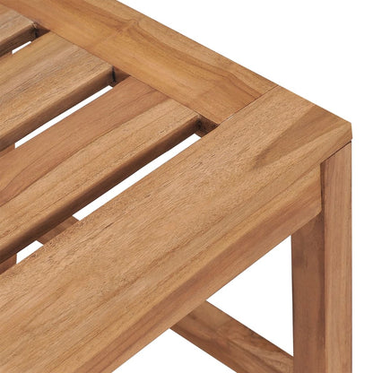 Set da Pranzo per Giardino 3 pz in Legno Massello di Teak - homemem39