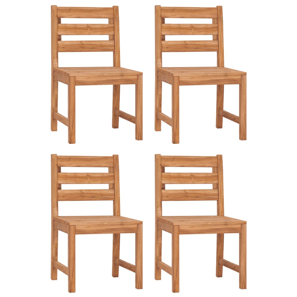 Set da Pranzo per Giardino 5 pz in Legno Massello di Teak - homemem39