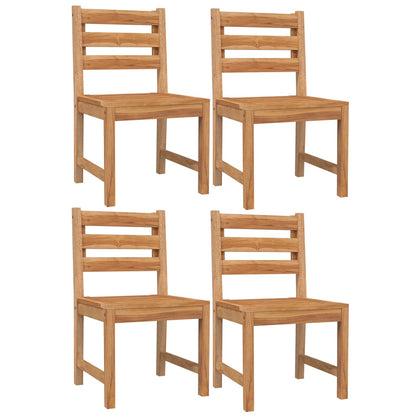 Set da Pranzo per Giardino 5 pz in Legno Massello di Teak - homemem39