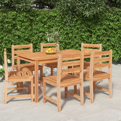 Set da Pranzo da Giardino 7 pz in Legno Massello di Teak - homemem39