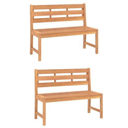 Set da Pranzo per Giardino 3 pz in Legno Massello di Teak - homemem39