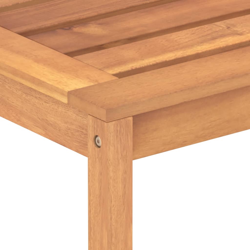 Set da Pranzo per Giardino 3 pz in Legno Massello di Teak - homemem39