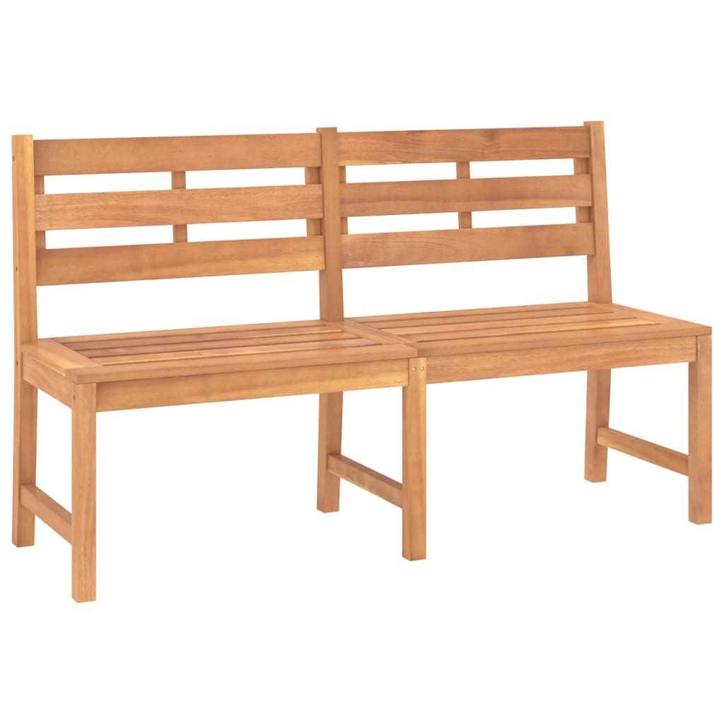 Set da Pranzo per Giardino 4 pz in Legno Massello di Teak - homemem39