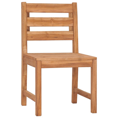 Set da Pranzo per Giardino 4 pz in Legno Massello di Teak - homemem39