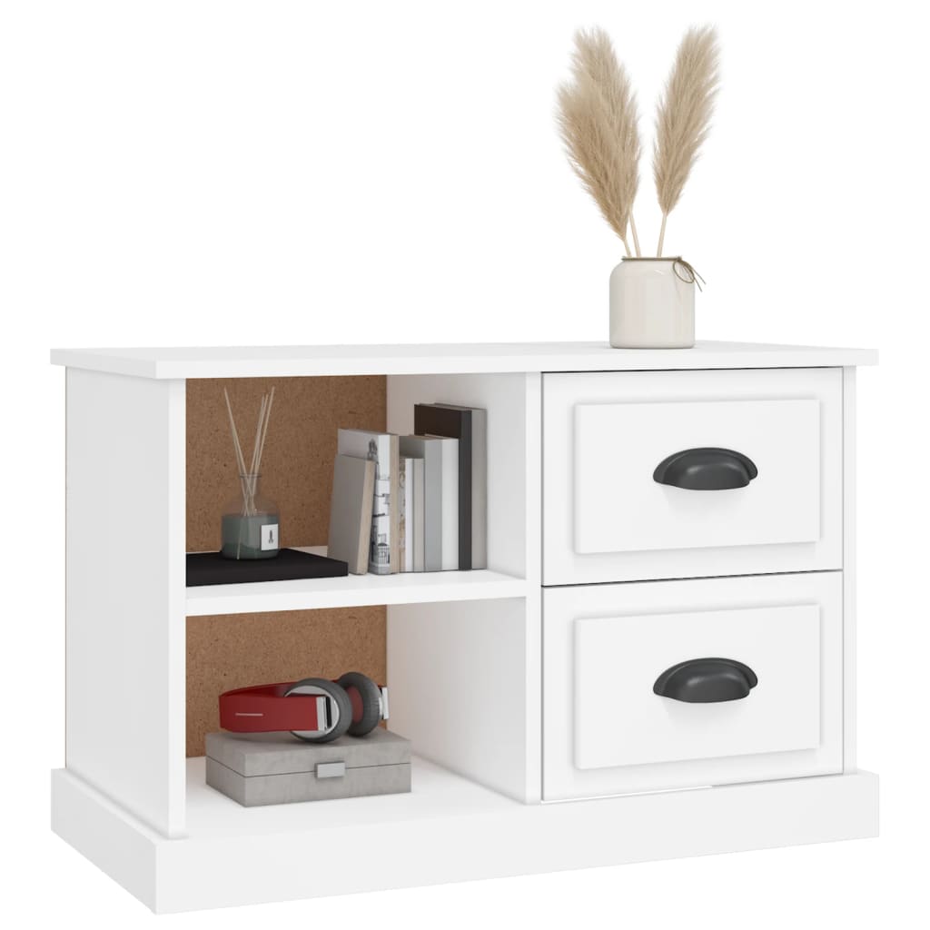 Mobile Porta TV Bianco 73x35,5x47,5 cm in Legno Multistrato - homemem39