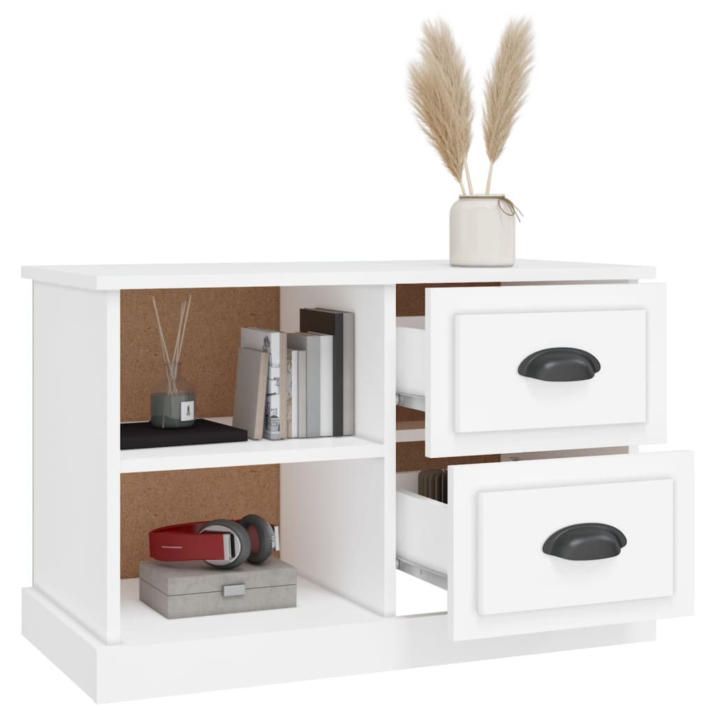 Mobile Porta TV Bianco 73x35,5x47,5 cm in Legno Multistrato - homemem39