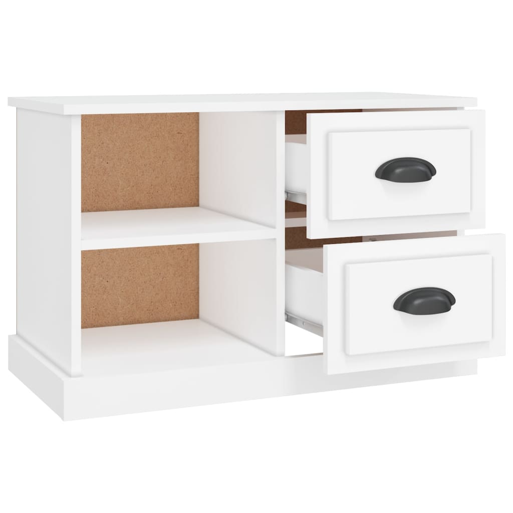 Mobile Porta TV Bianco 73x35,5x47,5 cm in Legno Multistrato - homemem39