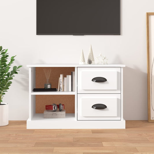 Mobile Porta TV Bianco 73x35,5x47,5 cm in Legno Multistrato - homemem39