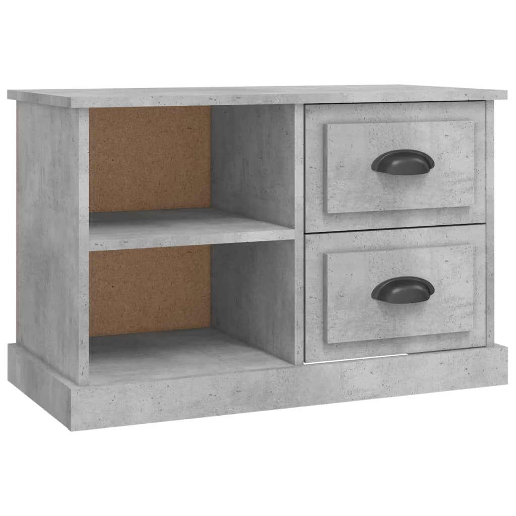 Mobile Porta TV Grigio Cemento 73x35,5x47,5cm Legno Multistrato - homemem39