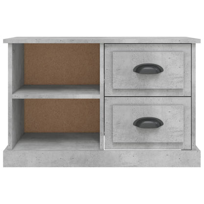 Mobile Porta TV Grigio Cemento 73x35,5x47,5cm Legno Multistrato - homemem39