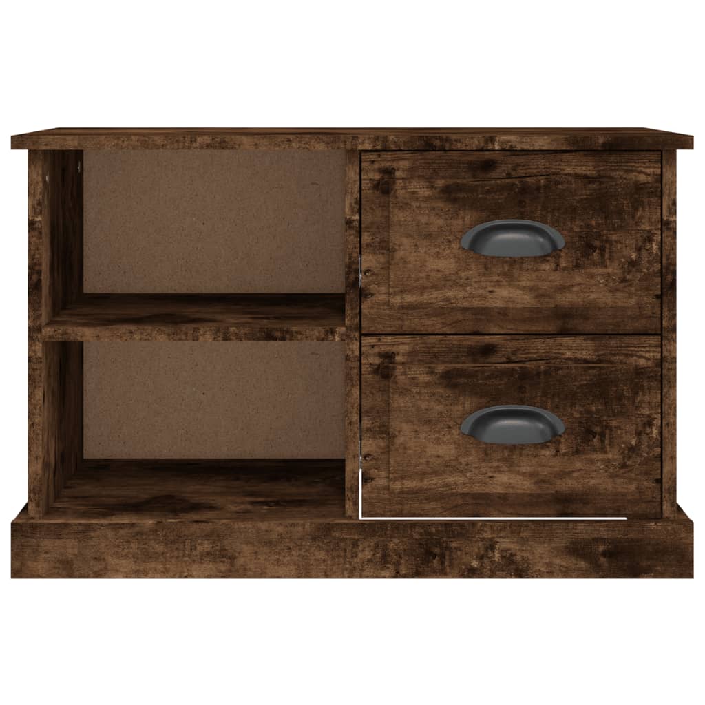 Mobile Porta TV Rovere Fumo 73x35,5x47,5 cm Legno Multistrato - homemem39