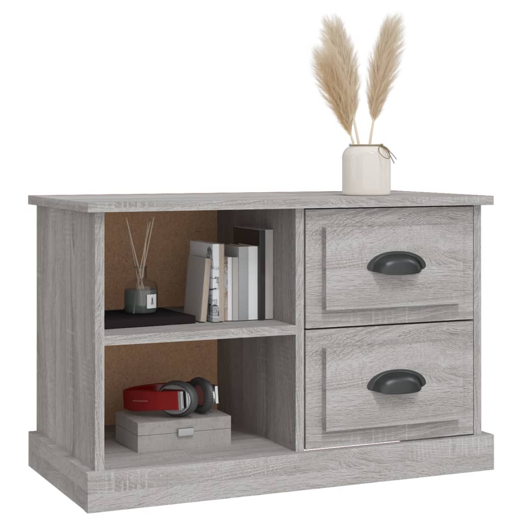 Mobile TV Grigio Sonoma 73x35,5x47,5 cm in Legno Multistrato - homemem39