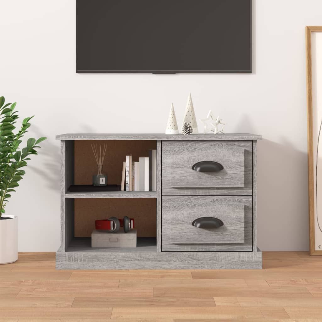 Mobile TV Grigio Sonoma 73x35,5x47,5 cm in Legno Multistrato - homemem39