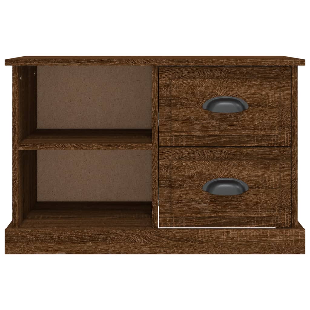 Mobile Porta TV Rovere Marrone 73x35,5x47,5cm Legno Multistrato - homemem39