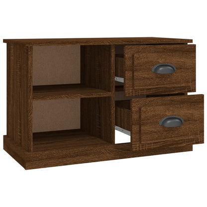 Mobile Porta TV Rovere Marrone 73x35,5x47,5cm Legno Multistrato - homemem39