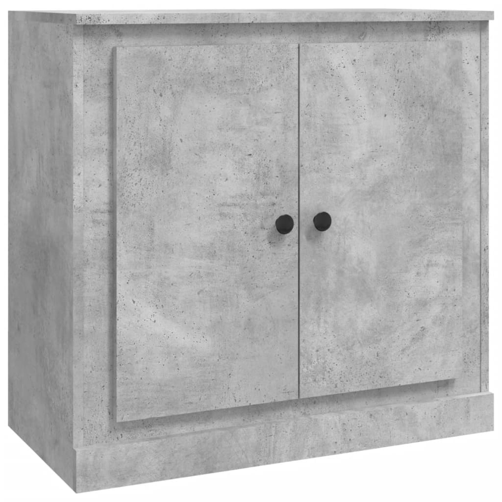 Credenza Grigio Cemento 70x35,5x67,5 cm in Legno Multistrato - homemem39