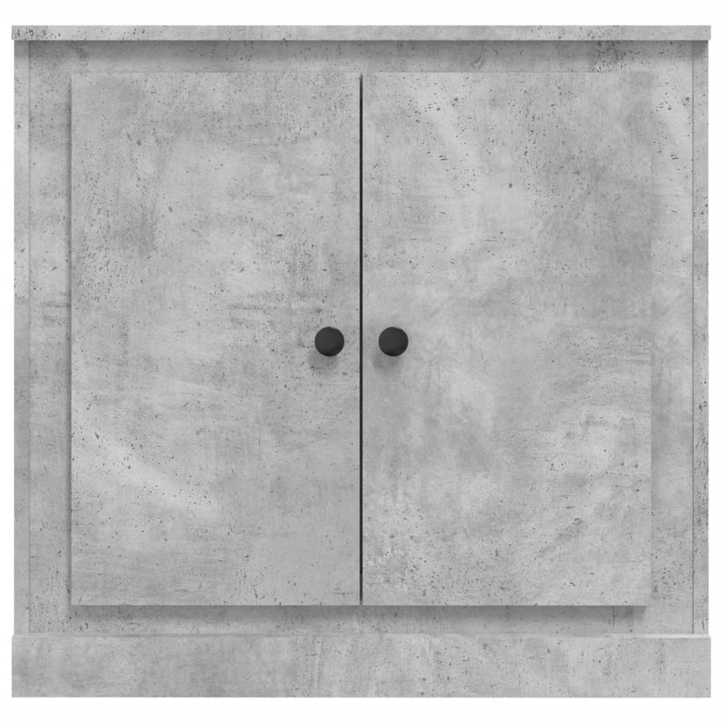 Credenza Grigio Cemento 70x35,5x67,5 cm in Legno Multistrato - homemem39