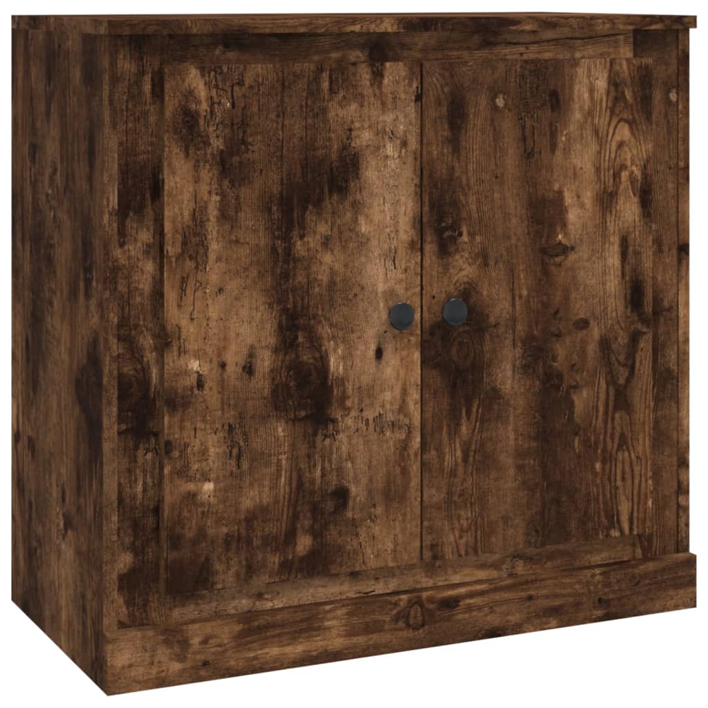 Credenza Rovere Fumo 70x35,5x67,5 cm in Legno Multistrato - homemem39