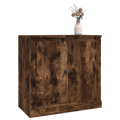 Credenza Rovere Fumo 70x35,5x67,5 cm in Legno Multistrato - homemem39