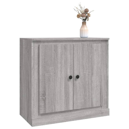 Credenza Grigio Sonoma 70x35,5x67,5 cm in Legno Multistrato - homemem39