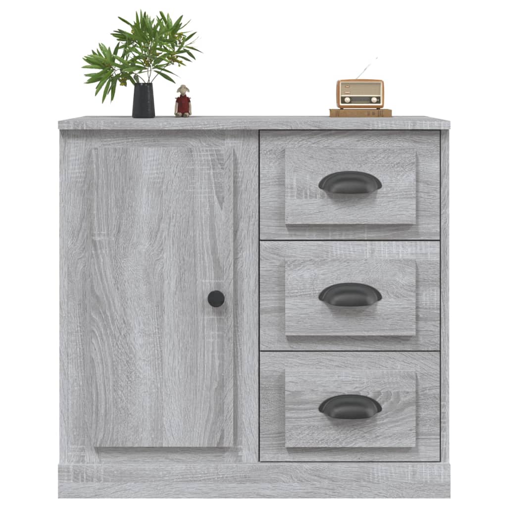 Credenza Grigio Sonoma 70x35,5x67,5 cm in Legno Multistrato - homemem39