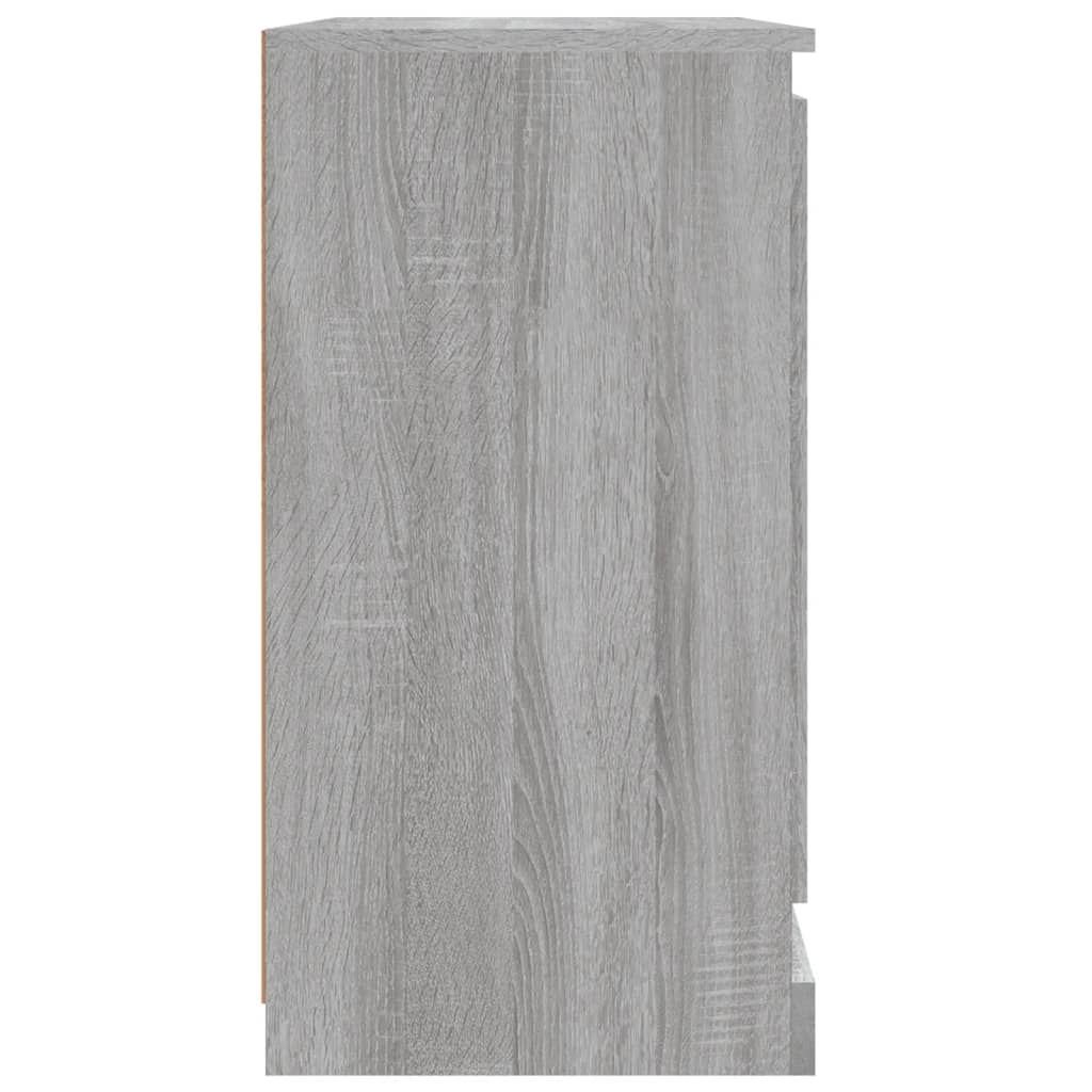 Credenza Grigio Sonoma 70x35,5x67,5 cm in Legno Multistrato - homemem39