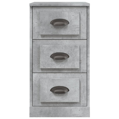 Credenza Grigio Cemento 36x35,5x67,5 cm in Legno Multistrato - homemem39