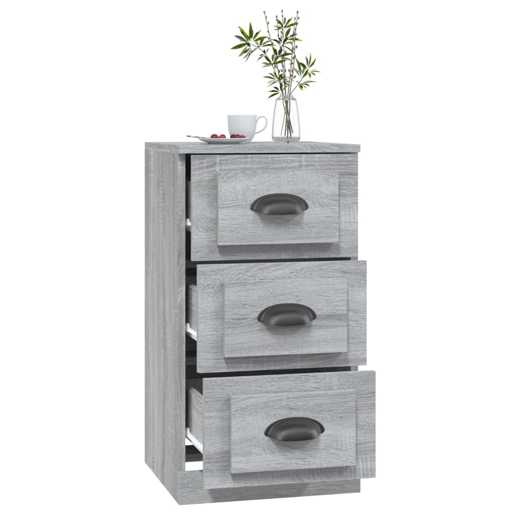 Credenza Grigio Sonoma 36x35,5x67,5 cm in Legno Multistrato - homemem39