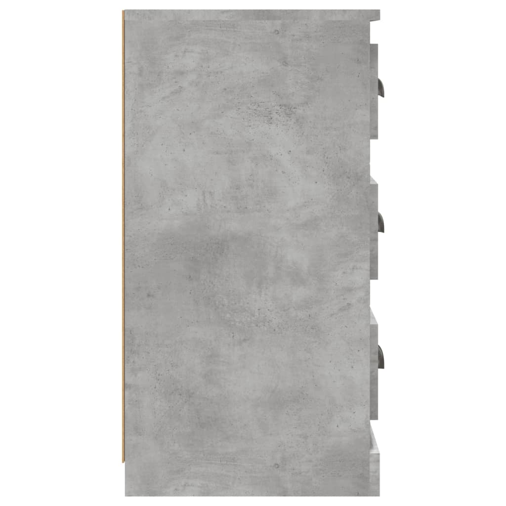 Credenza Grigio Cemento 70x35,5x67,5 cm in Legno Multistrato - homemem39