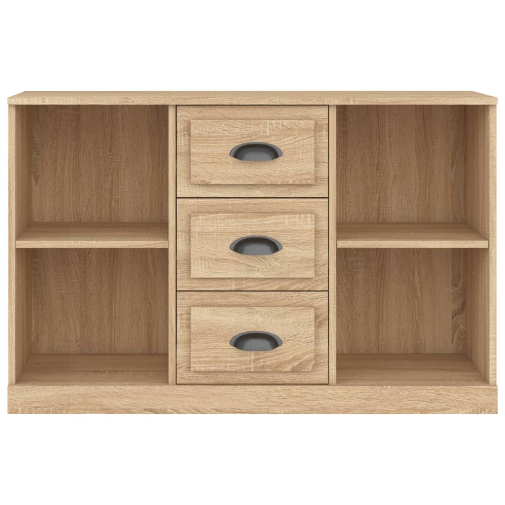 Credenza Rovere Sonoma 104,5x35,5x67,5 cm in Legno Multistrato - homemem39