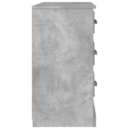 Credenza Grigio Cemento 104,5x35,5x67,5 cm in Legno Multistrato - homemem39