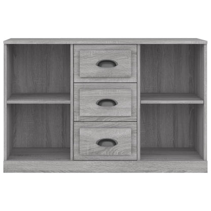 Credenza Grigio Sonoma 104,5x35,5x67,5 cm in Legno Multistrato - homemem39